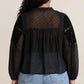 THE DARI SHEER LACE BLOUSE