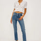 FONTAINE  WILDFLOWER EMROIDERED TOP