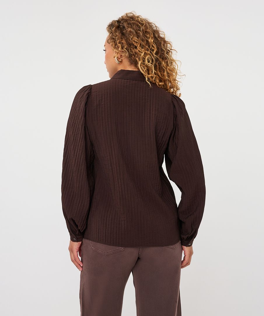 YVETTE CRINKLE BLOUSE