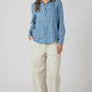 THE DAISY EMBROIDERED BUTTON FRONT SHIRT
