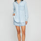 OZZY DENIM BUTTON UP GF-2821