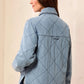 THE THEA DENIM QUILTED JACKET