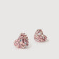 HILLBERG SPARKLE HEART STUDS
