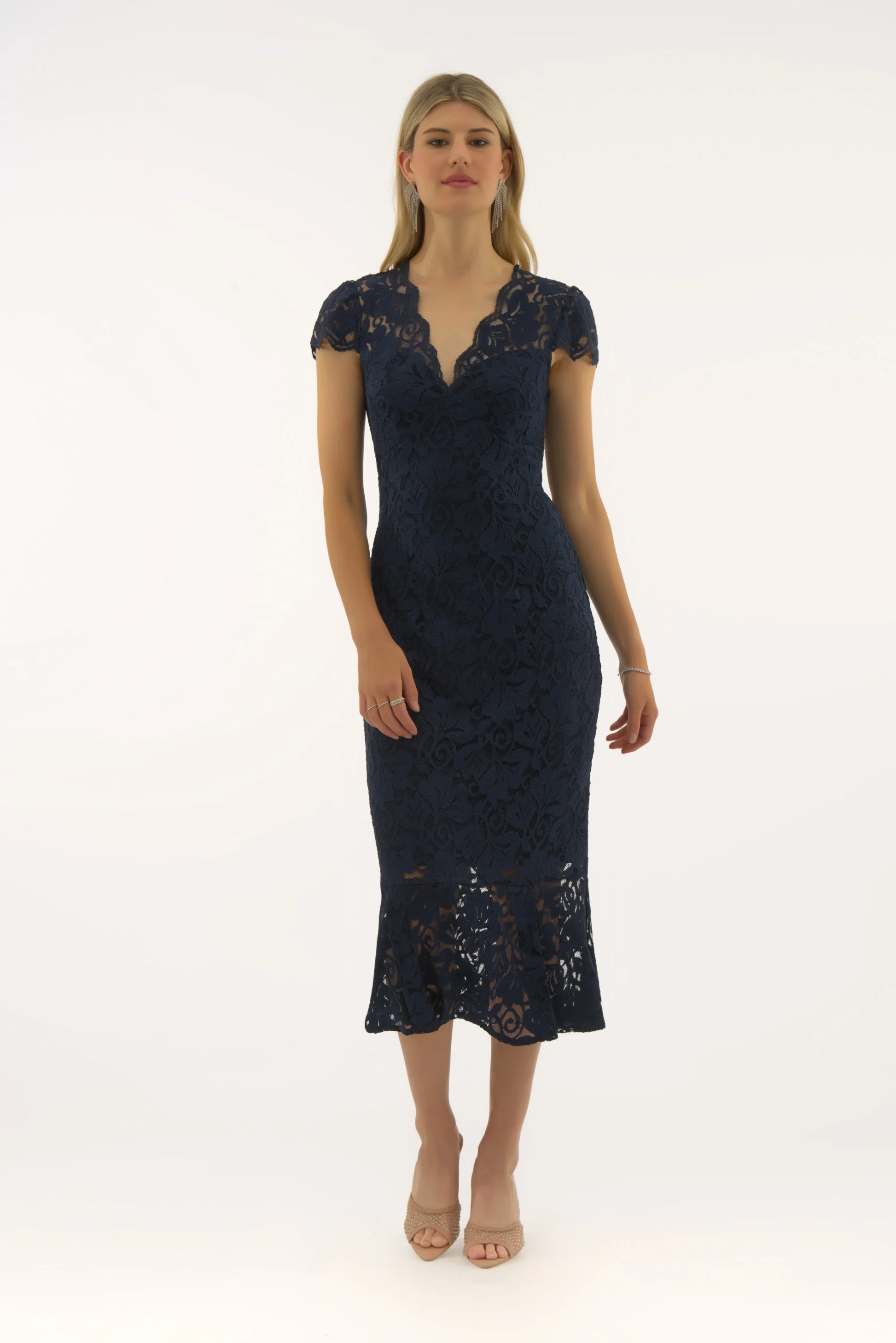 STRETCH LACE STRUMPET DRESS 251714 Elite Bridal and Fashion Boutique STRETCH LACE STRUMPET DRESS 251714 Elite Bridal and Fashion Boutique