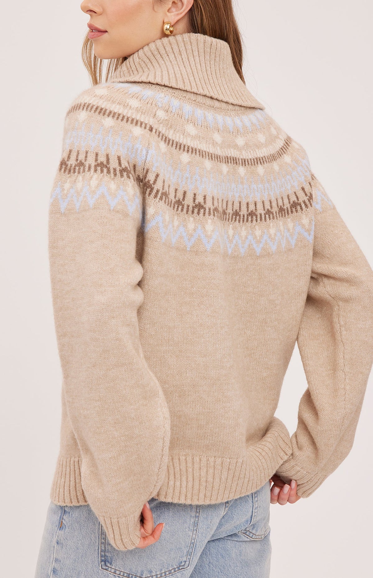 FREYA COWL NECK SWEATER