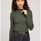 ARLEN MOCKED NECK RIBBED SWEATER GF-3080