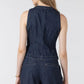 THE JULIA LIGHTWEIGHT DENIM VEST