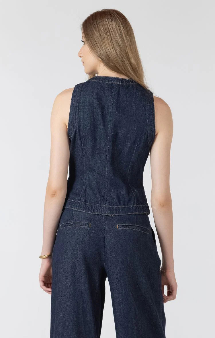 THE JULIA LIGHTWEIGHT DENIM VEST