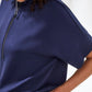 TECHNO LUX S/S MOCK NECK TOP