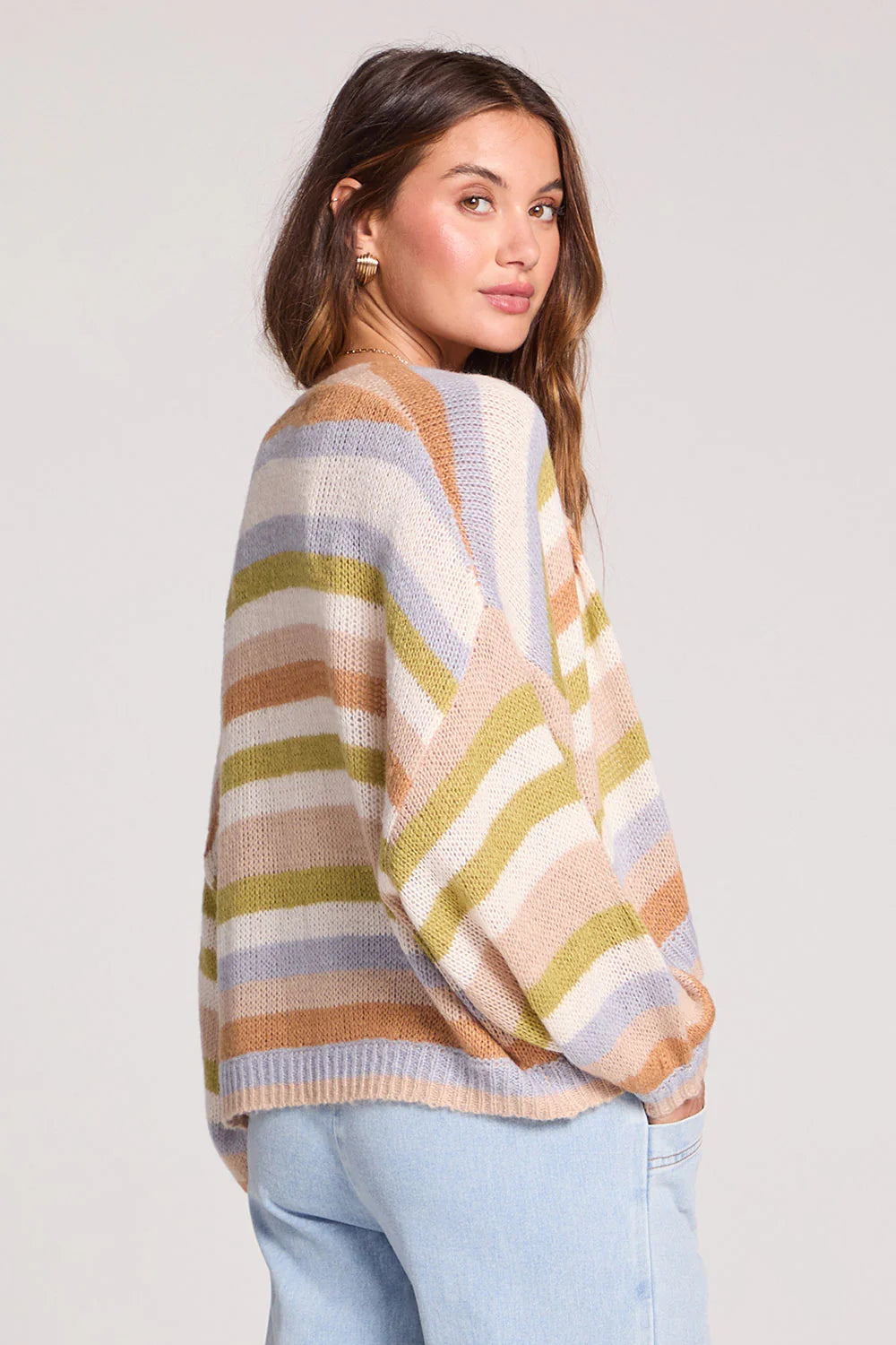 ADEN STRIPE SWEATER