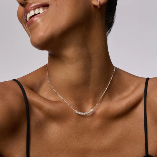 HILLBERG AND BERK SPARKLE BAR NECKLACES