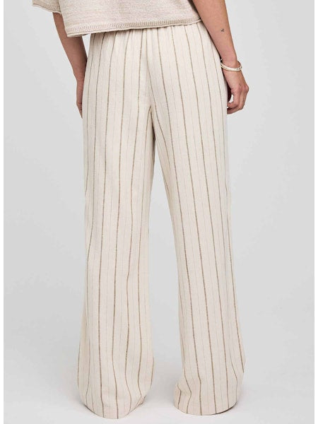 FINLEY STRIPED LINEN BLEND PANT