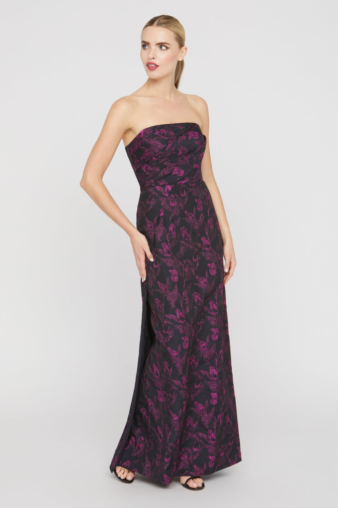 CLARA LONG STRAPLESS GOWN