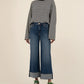 MEG HIGH RISE WIDE LEG ROLL UP