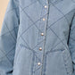 THE THEA DENIM QUILTED JACKET