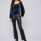ARIANA LONG SLEEVE VELVET TOP GF-2748