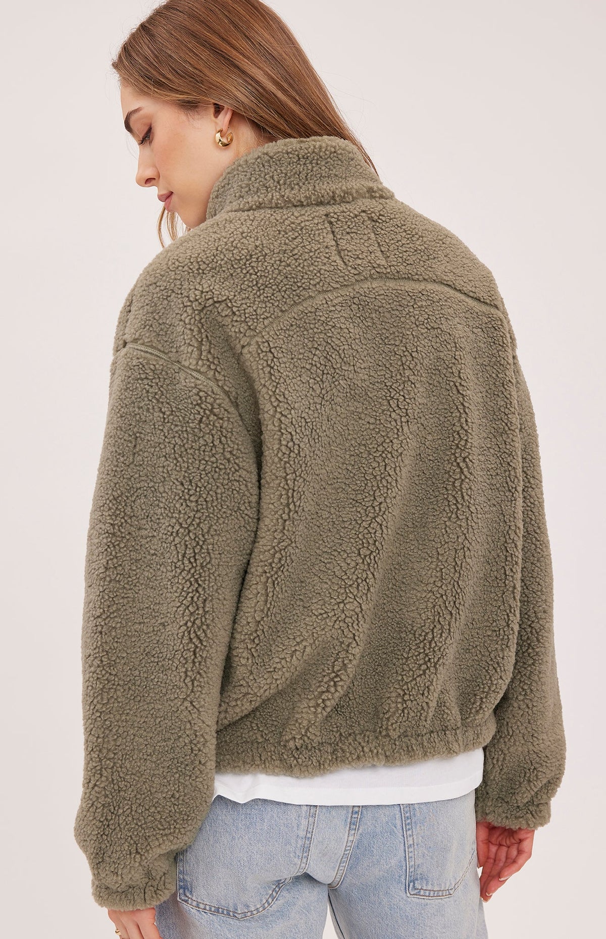 CAMDEN ZIP UP SHERPA JACKET