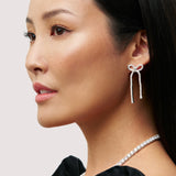 HILLBERG AND BERK BOW STATEMENT EARRINGS