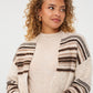 ANDREA HORIZONTAL STRIPE CARDI