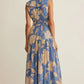 MALENE BLOOM FLORAL MAXI DRESS