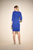 JOSEPH RIBKOFF DRESS WITH BROOCH 233702