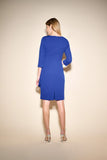 JOSEPH RIBKOFF DRESS WITH BROOCH 233702