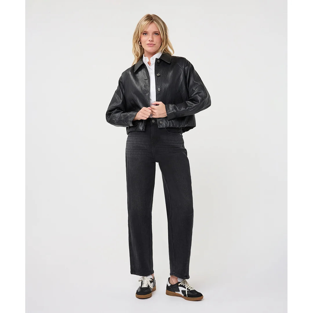 EMERSYN PU CRINKLE JACKET