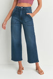 CARGO POCKET WIDE LEG HI RISE DENIM BP339J