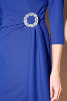 JOSEPH RIBKOFF DRESS WITH BROOCH 233702