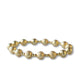 LENNY & EVA 8MM MIXED GOLD STRETCH BRACELET