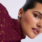 HILLBERG SPARKLE HEART STUDS