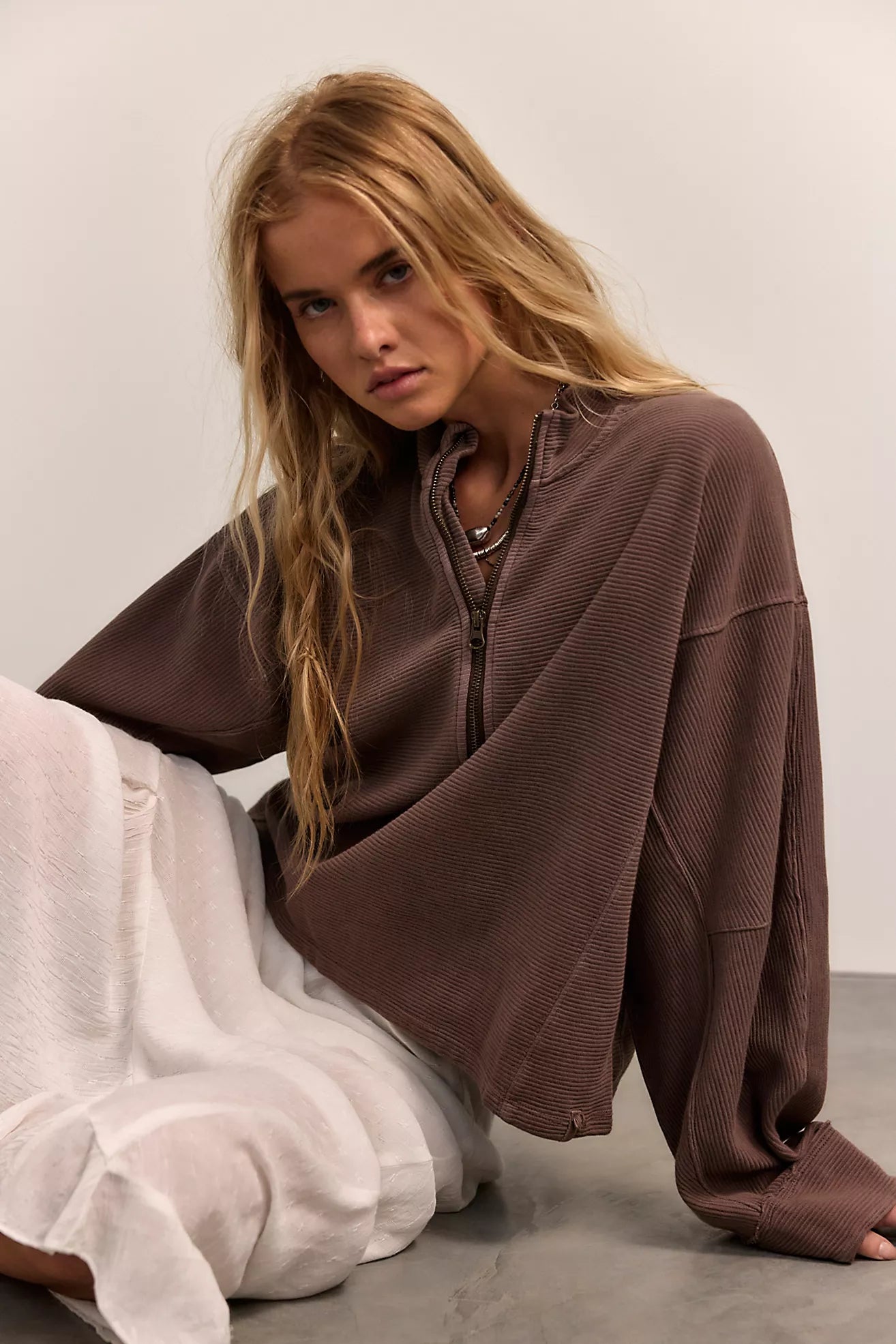 CELESTE QUARTERZIP BY FREE PEOPLE