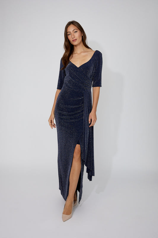 MAXI WRAP GOWN