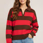 THE JANINE STRIPED POLO SHIRT
