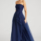 TERESA STRAPLESS DRAPED GOWN BY THEIA 8817572
