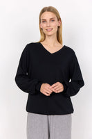 BANU 194 V NECK LONG NECK SLEEVE SWEATSHIRT 26701