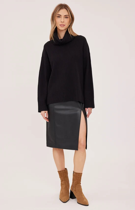 RUNA FUNNEL NECK SWEATER