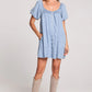 SEYMORE MINI DENIM DRESS