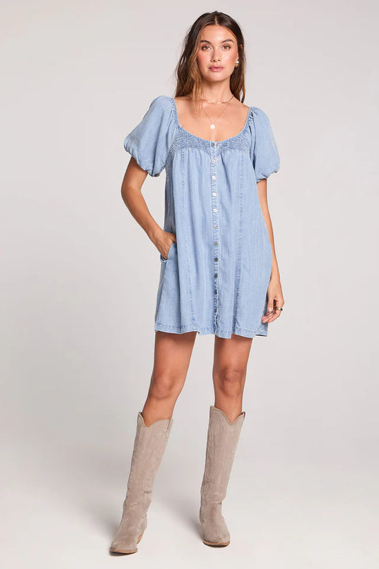 SEYMORE MINI DENIM DRESS
