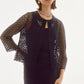 GUIPURE AND SILKY KNIT 2PC SET 251738