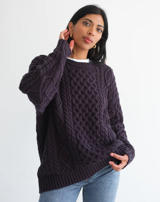 IRISH CABLE  SWEATER