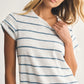 FOUNDATION BOATHOUSE STRIPED TEE ZT253209