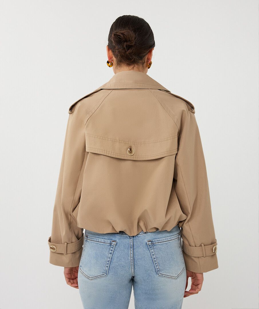 THE HARLOW SHORT TRENCH JACKET
