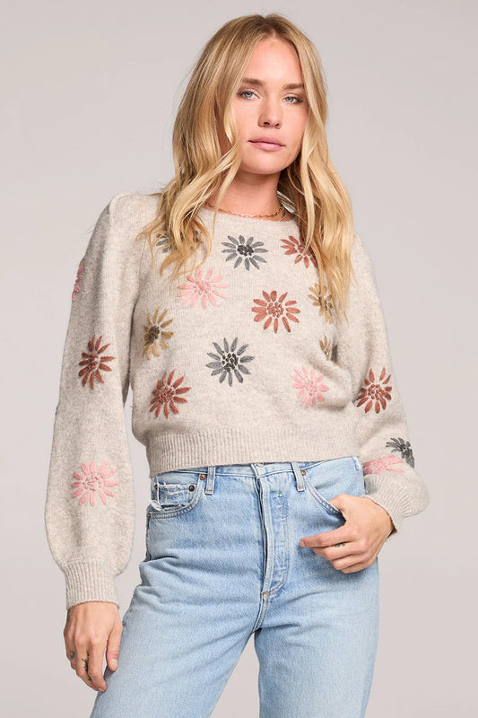 VALERIA FLORAL SWEATER