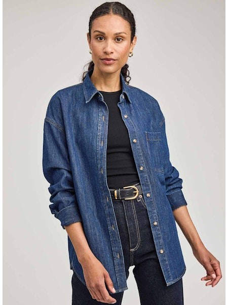 WHITNEY DENIM  BUTTON UP