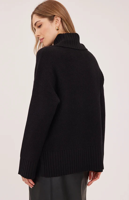 RUNA FUNNEL NECK SWEATER