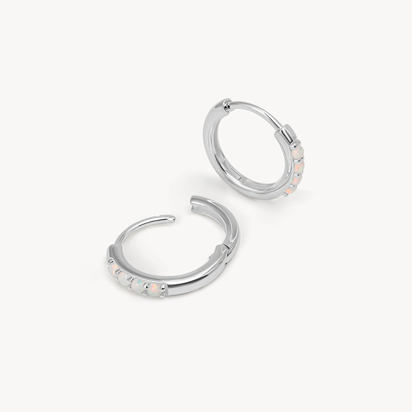 HILLBERG SMALL OPAL HOOPS