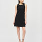 SCUBA CREPE SLEEVELESS STRAIGHT DRESS 242115