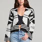 CALLI CROPPED PATTERNED CARDI S3542