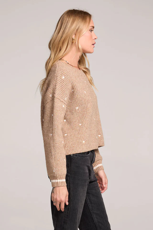CHARMER HEART SWEATER
